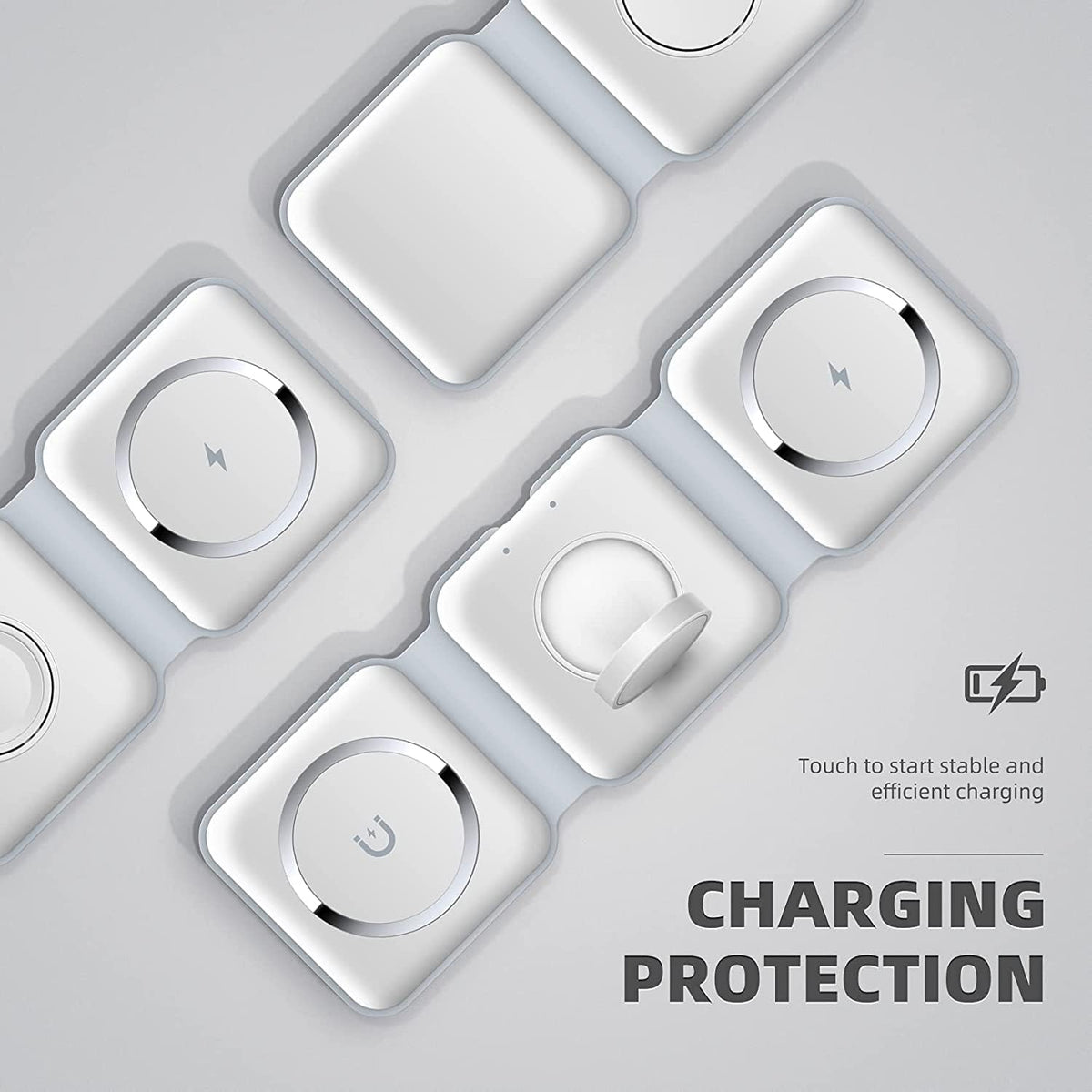 3 - in - 1 Wireless Charging Pad - Zyrati