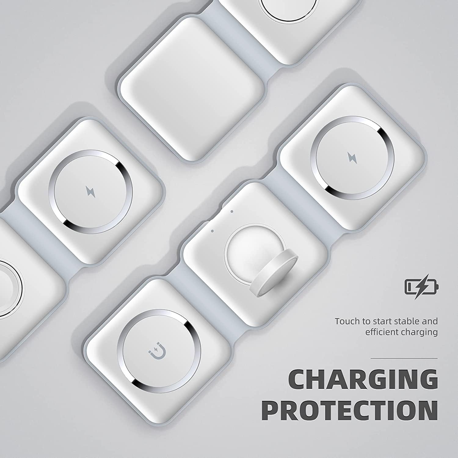 3 - in - 1 Wireless Charging Pad - Zyrati