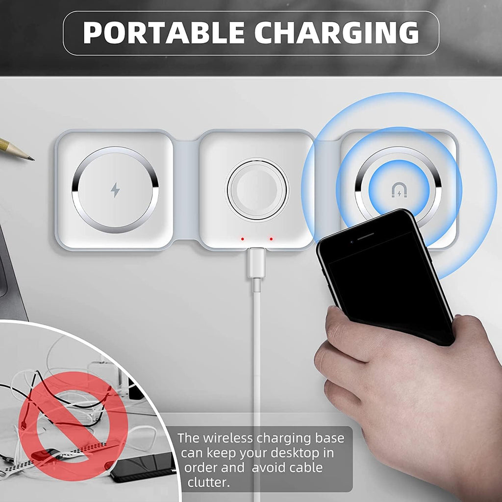 3 - in - 1 Wireless Charging Pad - Zyrati
