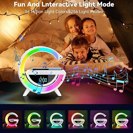 Digital Led Wireless Charger Speaker - Zyrati