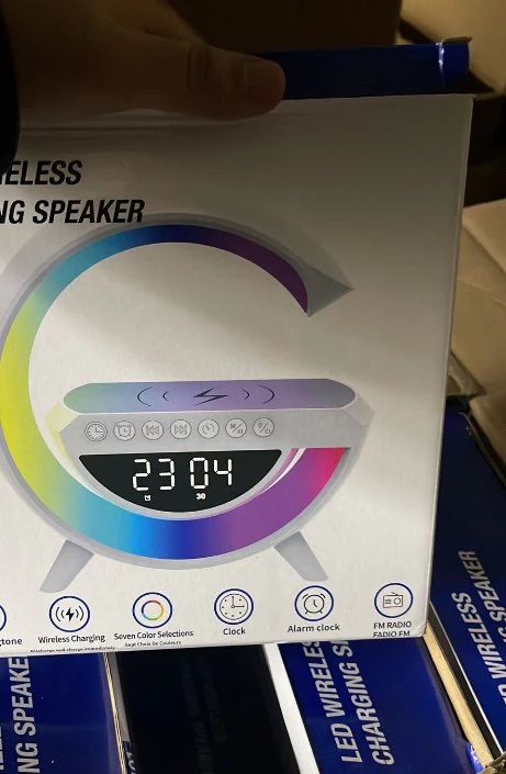 Digital Led Wireless Charger Speaker - Zyrati