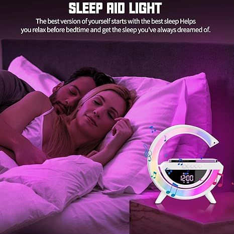 Digital Led Wireless Charger Speaker - Zyrati