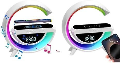 Digital Led Wireless Charger Speaker - Zyrati