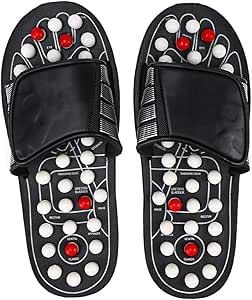 Message Slippers, Rotating Acupressure Foot Massager - Zyrati