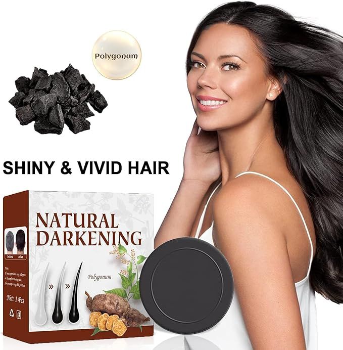 New Hair Darkening Shampoo Bar, Natural Organic Conditioner - Zyrati