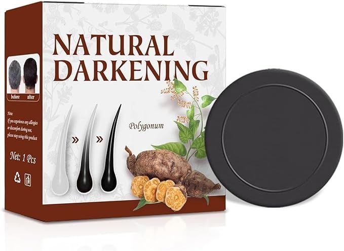 New Hair Darkening Shampoo Bar, Natural Organic Conditioner - Zyrati